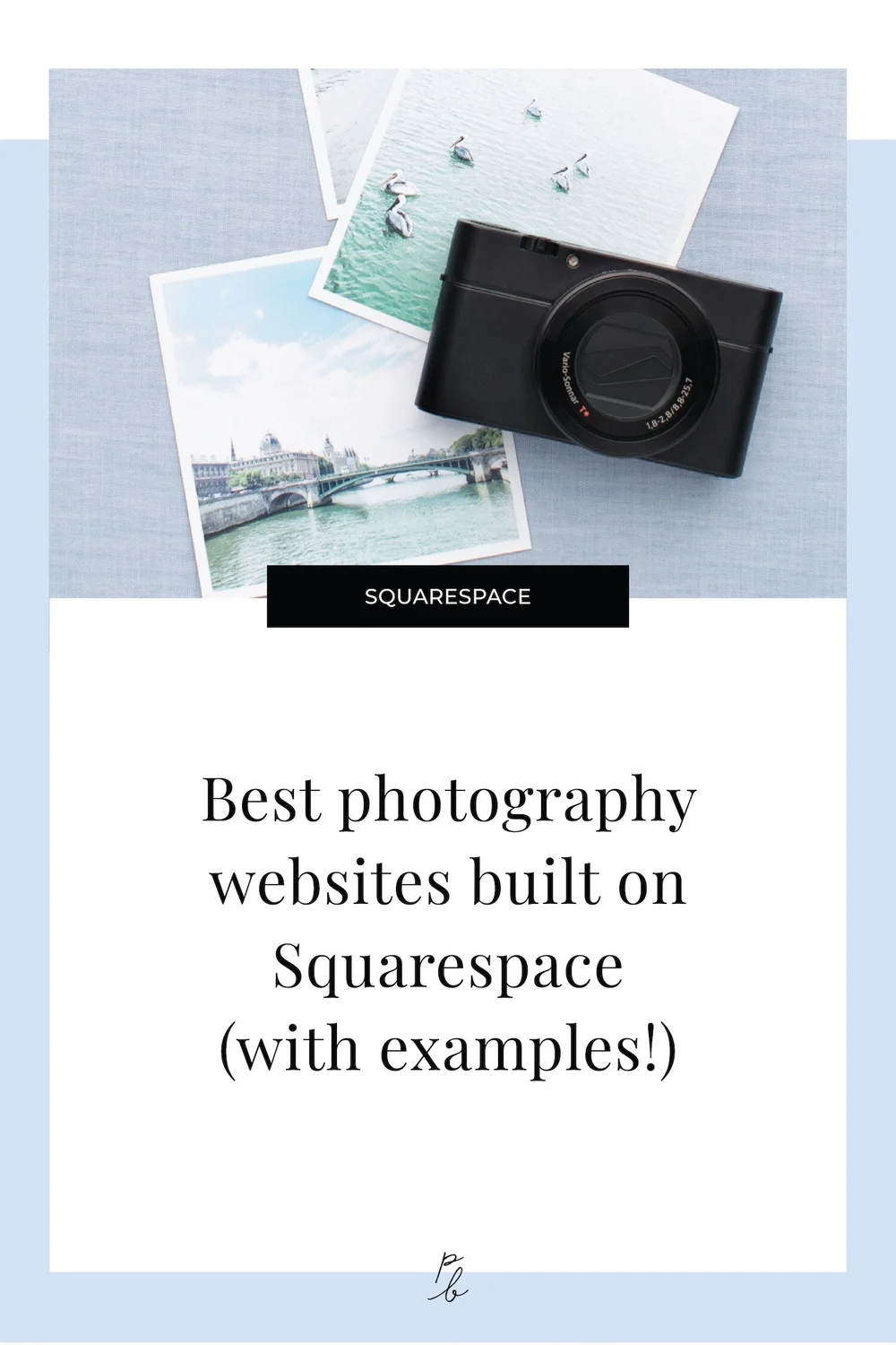 Best photography websites built on Squarespace (with examples!)