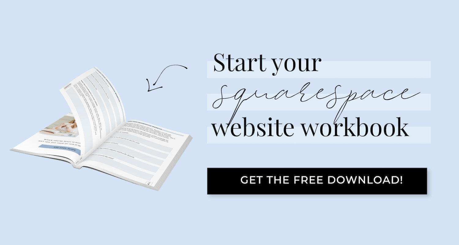 How to change the content background color on one individual page or  section in Squarespace — Paige Brunton | Squarespace web designer courses