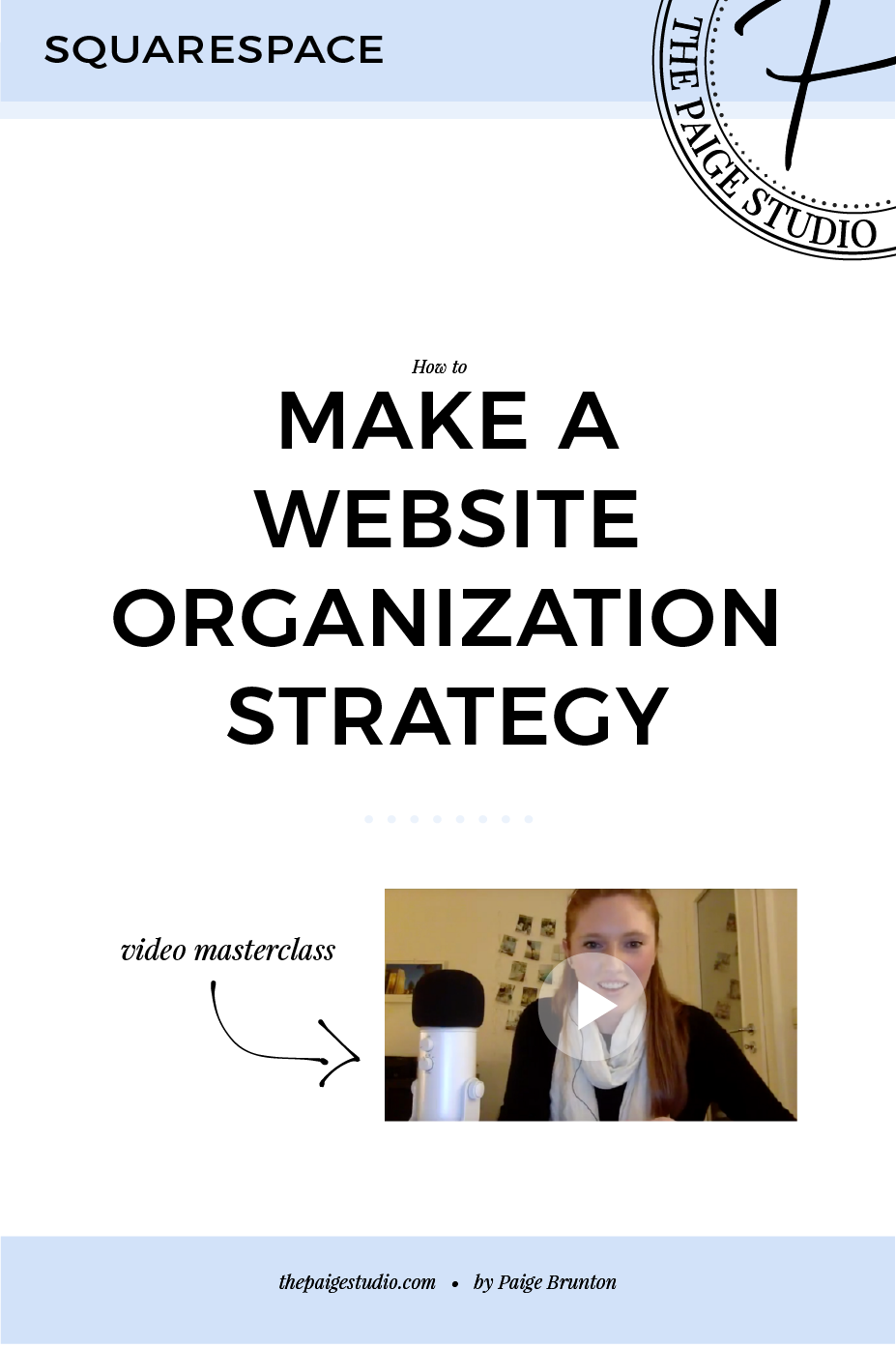 Masterclass 2: A step-by-step guide to making your site organization strategy