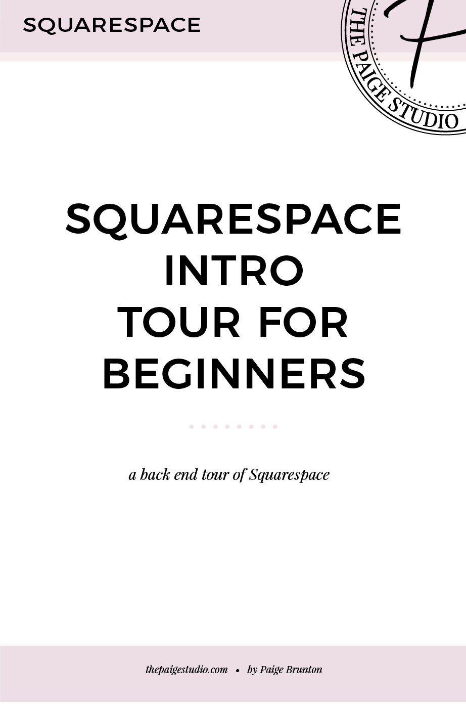 What is Squarespace? Intro tour for beginners