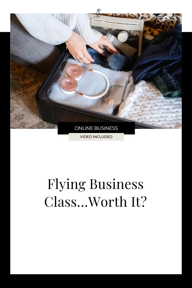 Flying Business Class British Airways Paige Brunton Review