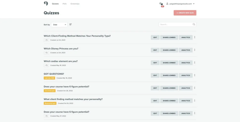 How to create a quiz on your Squarespace website — Paige Brunton