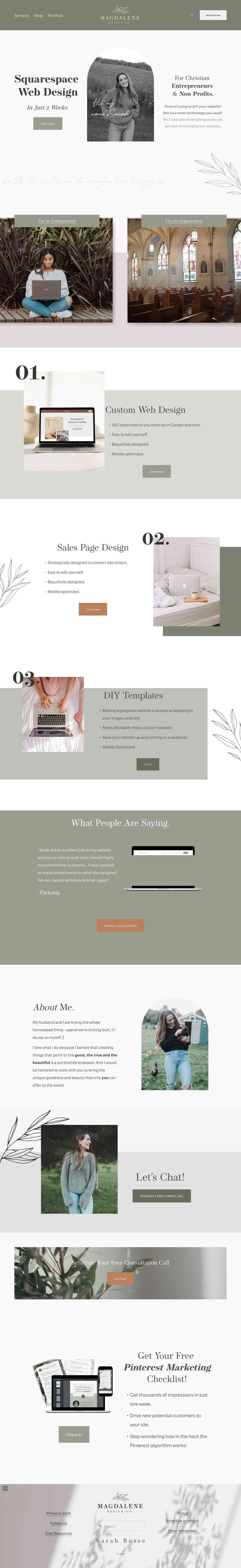 50 Squarespace websites and template design examples — Paige Brunton 50 Squarespace websites and template design examples — Paige Brunton
