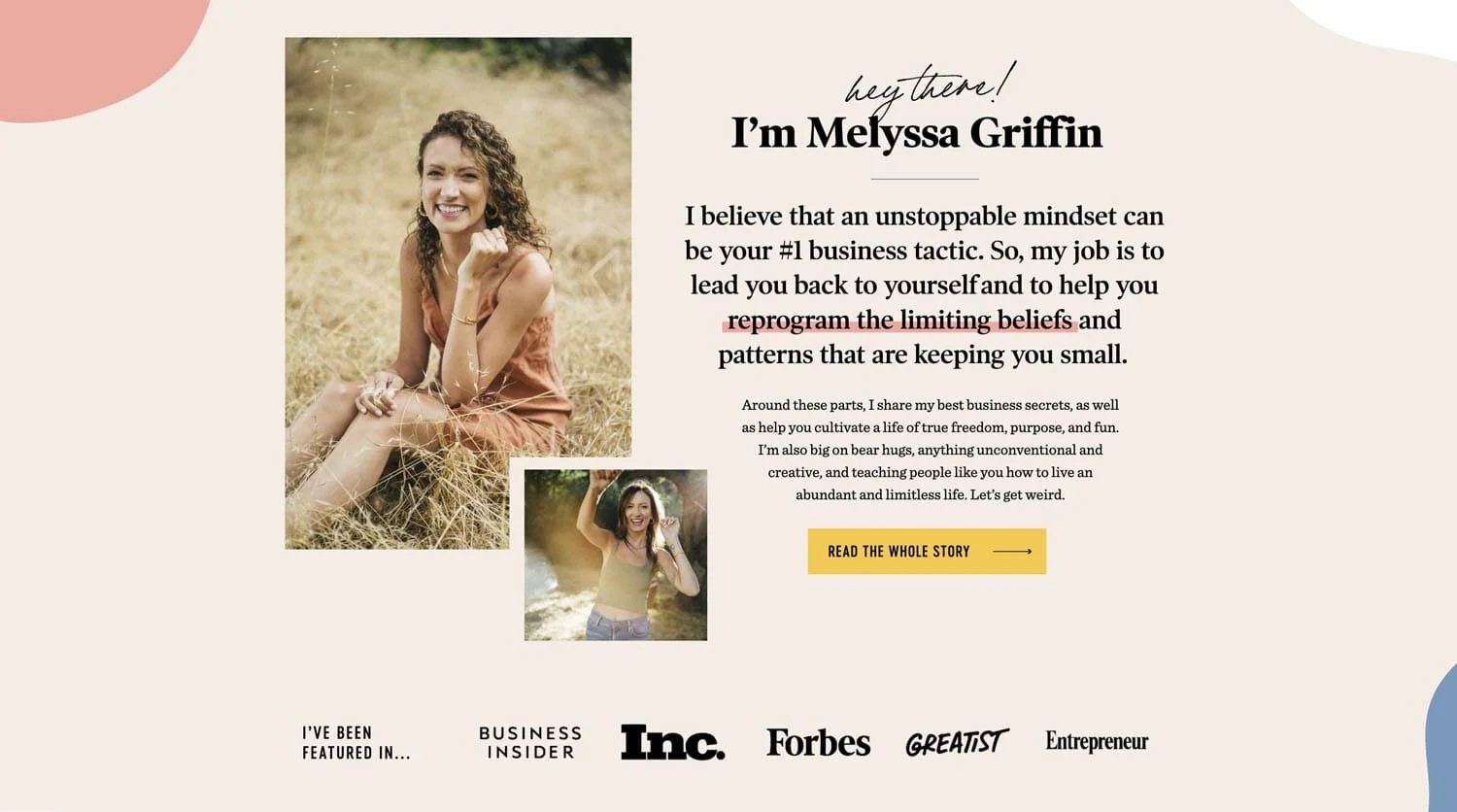 Melissa Gryffin script font example