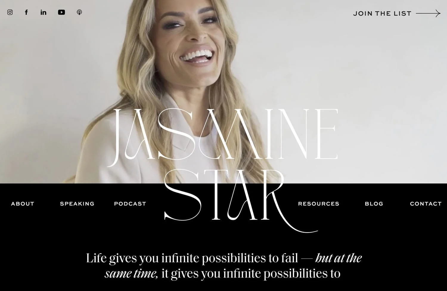 Jasmine star example of mega font