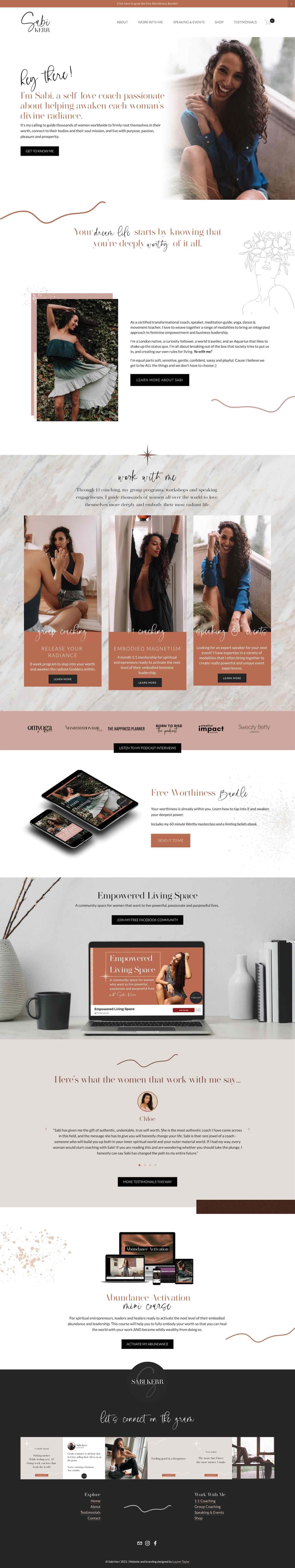 50 Squarespace websites and template design examples — Paige Brunton ...