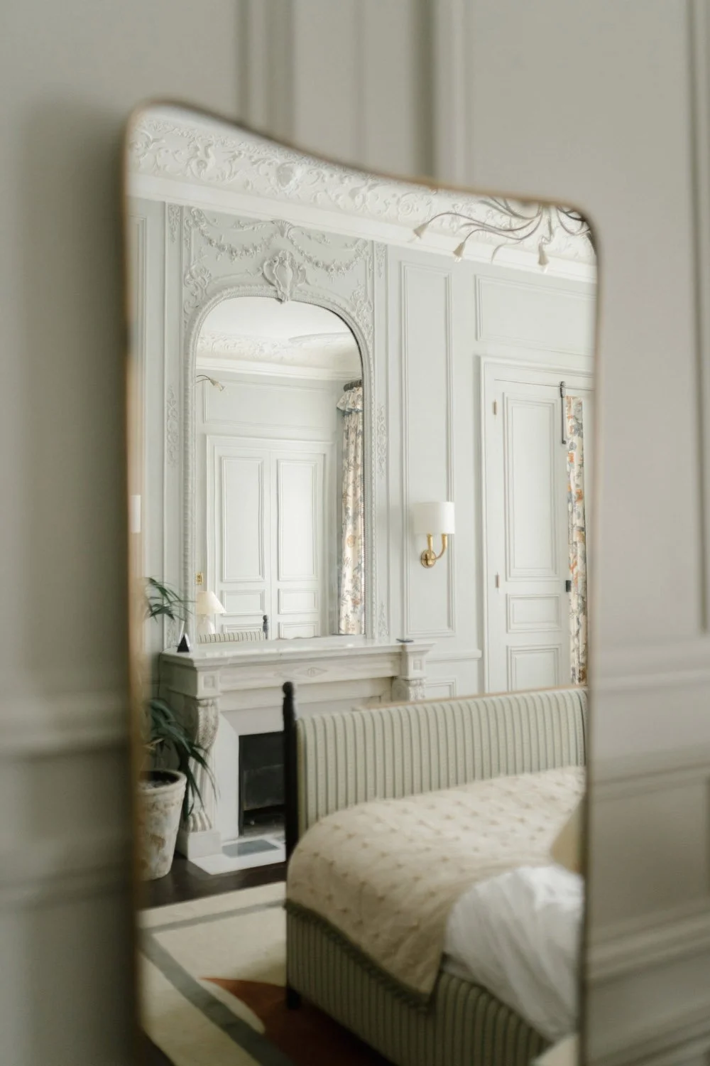 Mirror in Paris hotel