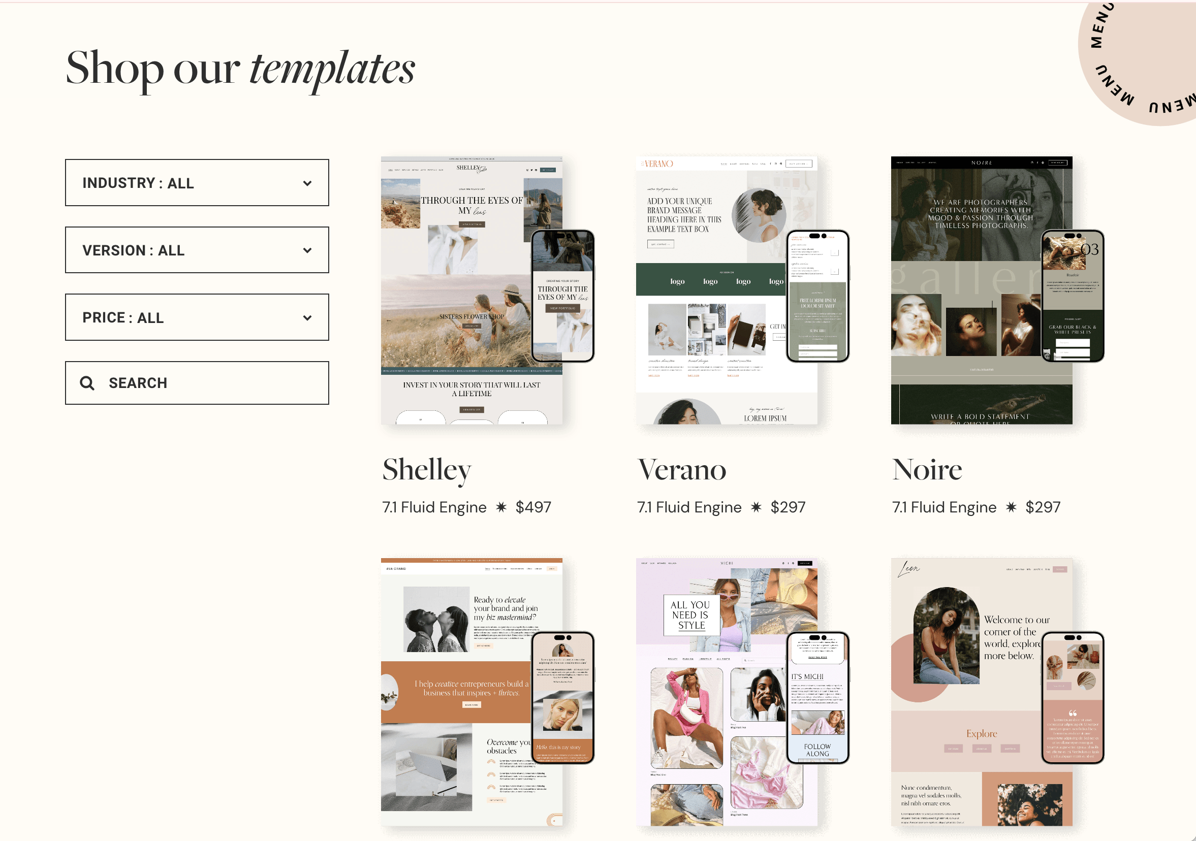 bigcatcreative template shop