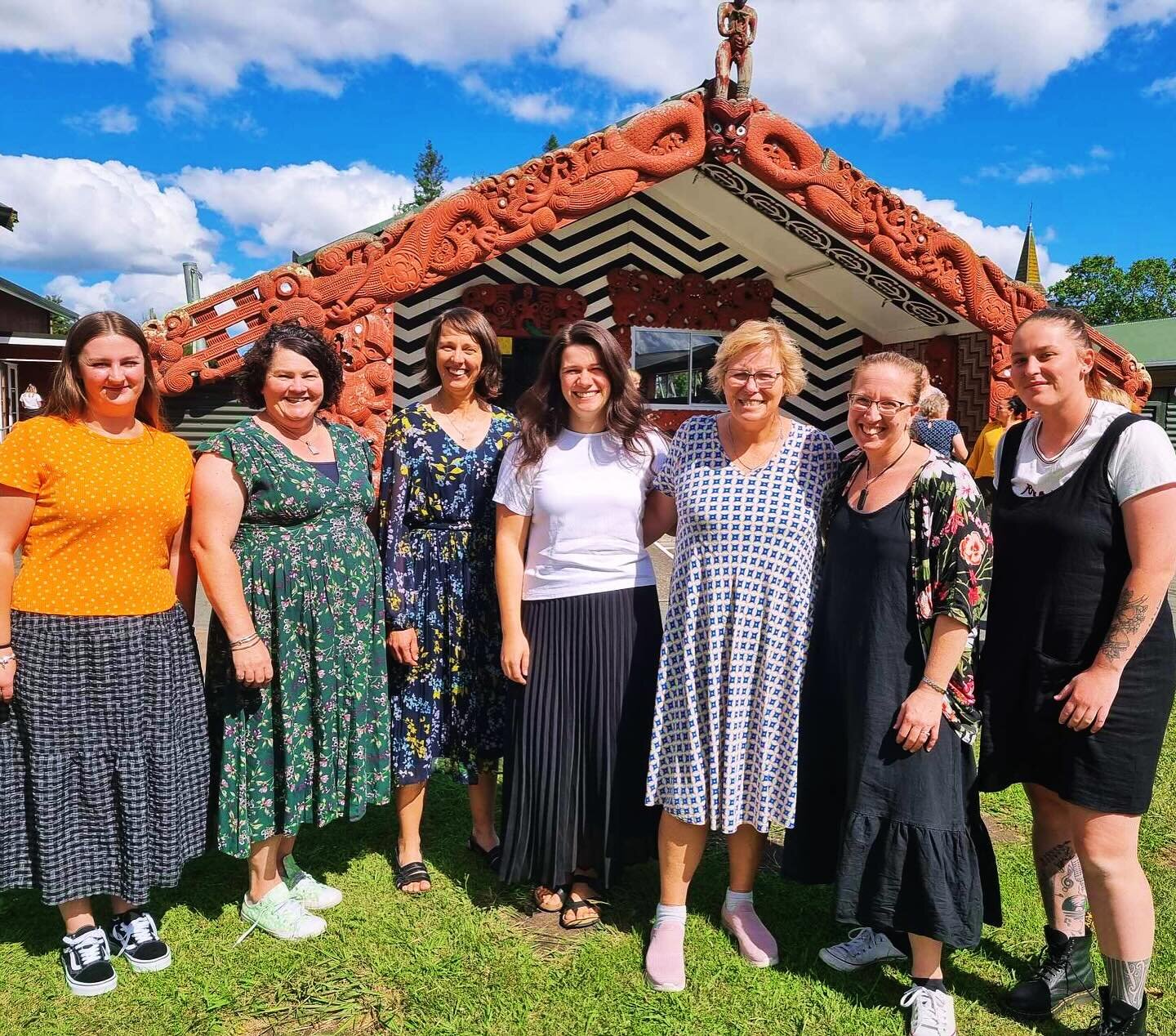 Tātau, tātau e! 
Our AMAZING kaiako were very fortunate to be invited to attend a Professional Development opportunity on Saturday at Waipatu Marae in Hastings.  We were called on and welcomed into the marae through pōwhiri and spent the day being en