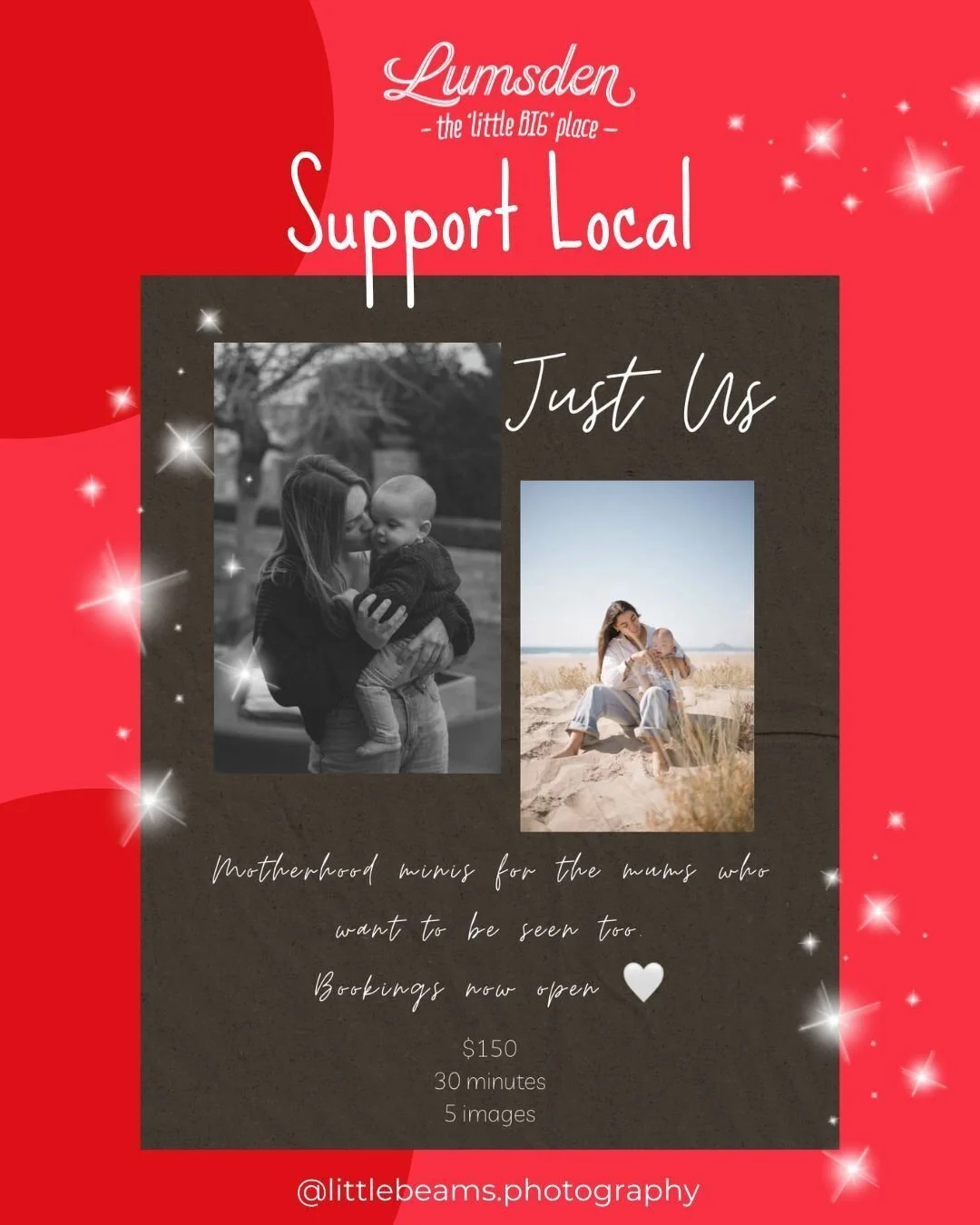 ✨ 𝗦𝘂𝗽𝗽𝗼𝗿𝘁𝗶𝗻𝗴 𝗟𝗼𝗰𝗮𝗹 &ndash; 𝗟𝘂𝗺𝘀𝗱𝗲𝗻 𝗦𝘁𝘆𝗹𝗲 ✨

At Lumsden Kindergarten, we love shining a light on the incredible talent within our own whānau and supporting local businesses that come straight from the heart.

With pleasure, 