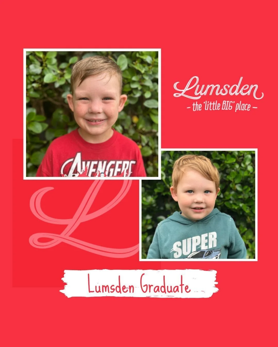 💫 𝗢𝘂𝗿 𝗟𝘂𝗺𝘀𝗱𝗲𝗻 𝗚𝗿𝗮𝗱𝘂𝗮𝘁𝗲𝘀 &ndash; 𝗢𝗳𝗳 𝘁𝗼 𝗦𝗰𝗵𝗼𝗼𝗹 𝗧𝗼𝗱𝗮𝘆 💫

Today marks an exciting milestone as 9 of our Lumsden graduates begin their first day of school 🎒✨

These tamariki have already completed their kindergarten 