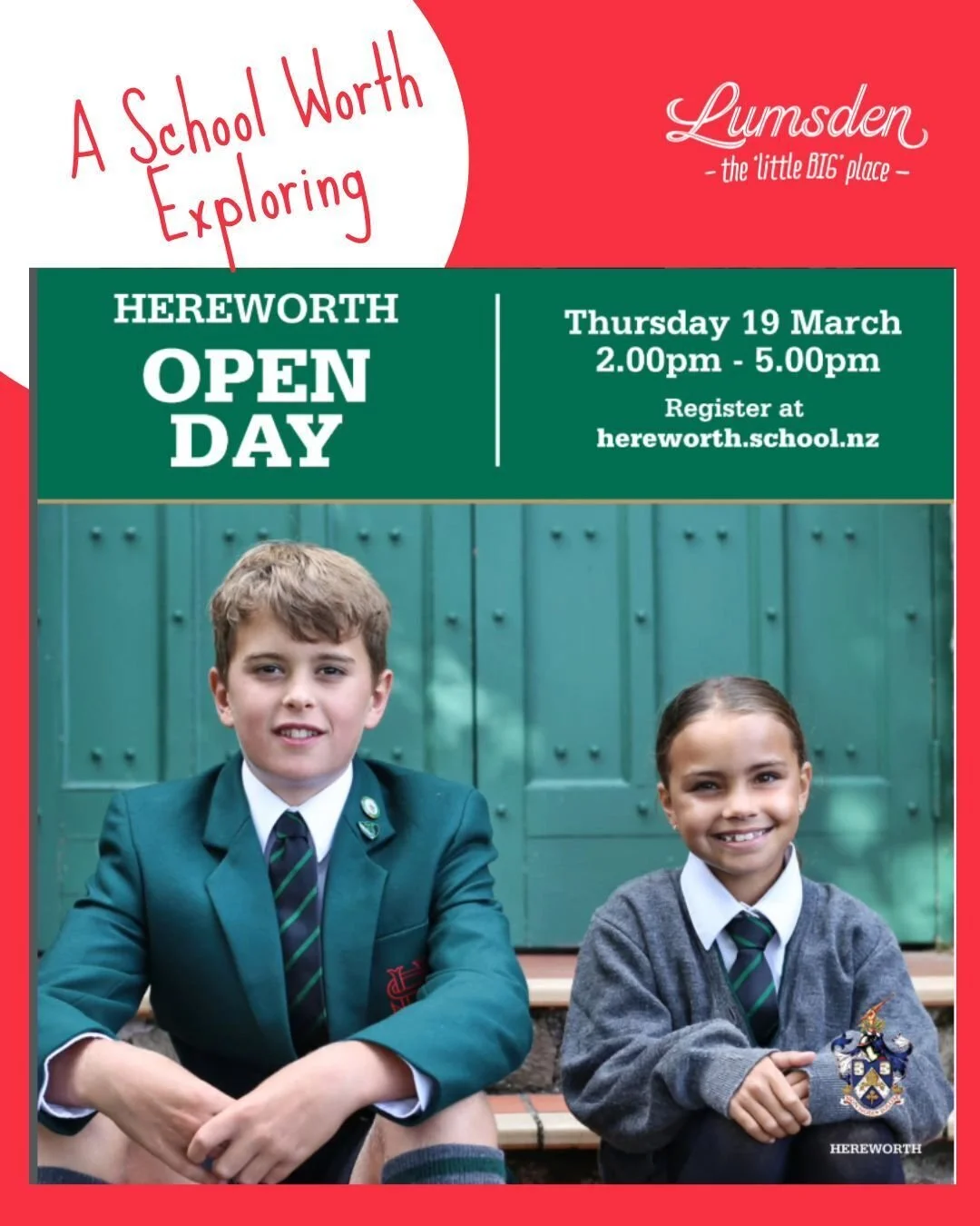 𝗖𝗼𝗻𝘀𝗶𝗱𝗲𝗿𝗶𝗻𝗴 𝘀𝗰𝗵𝗼𝗼𝗹 𝗼𝗽𝘁𝗶𝗼𝗻𝘀 𝗳𝗼𝗿 𝘆𝗼𝘂𝗿 𝗰𝗵𝗶𝗹𝗱?

Our friends at Hereworth School are hosting their Open Day on Thursday 19 March, and it&rsquo;s a wonderful opportunity for families to explore what this prestigious scho