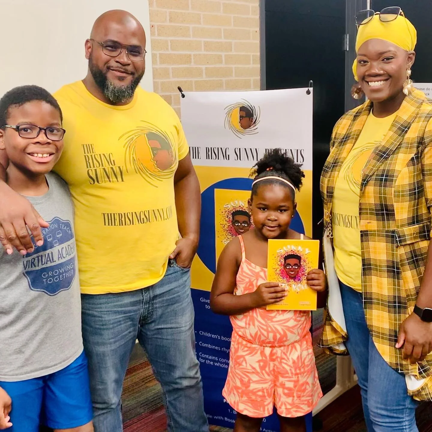 #tbt to our time at the Austin AfricanAmerican Book Festival (@atxaabookfest) - the Rising Sunny team is pictured here with one of our best customers. 

This event was so amazing that we&rsquo;ve been scouring the country to find more book festivals 