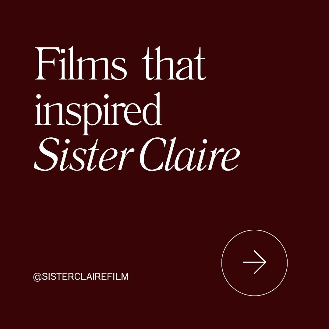 Every great story is born from inspiration. 🎬✨ 

Swipe through to see the films that fueled our creativity and shaped the vision for SISTER CLAIRE. Each one left a mark on our director Zegan&rsquo;s heart and mind. These film guide us in crafting a 