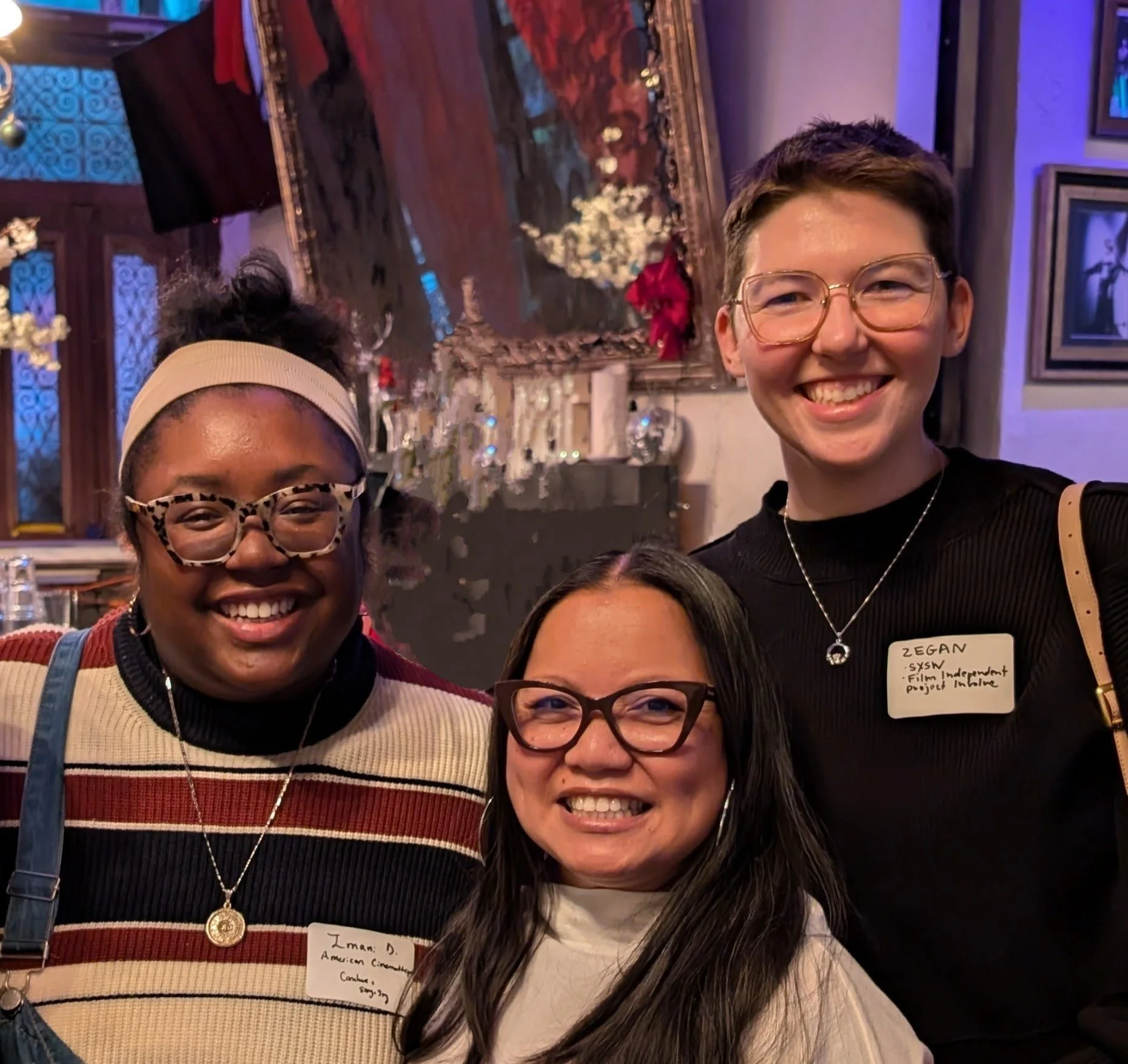 2024 Film Programmers Mixer, with Imani Davis and Mentor Irene Suico Soriano