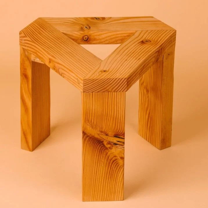 Banc de sauna vaginal en bois