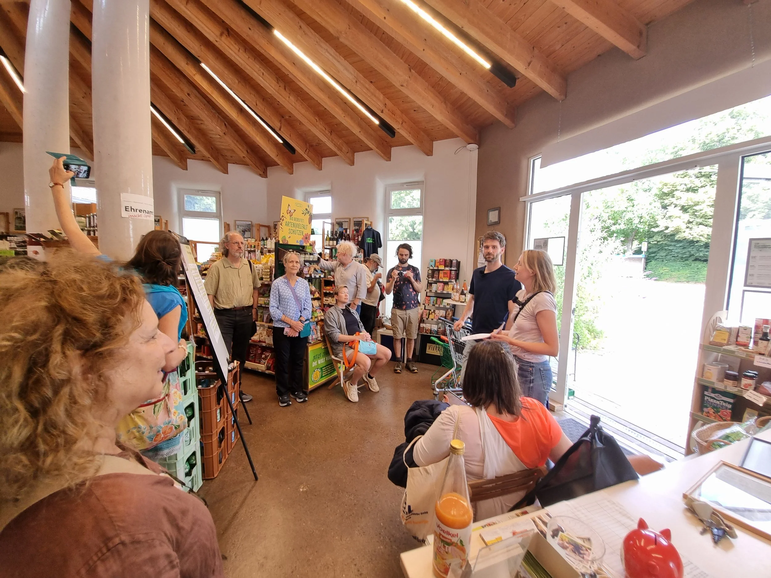 Süntellädchen - the award-winning community-owned village store in Flegessen, built and operated by local residents as part of the villages' wider programme of participatory rural regeneration and sustainable community development.