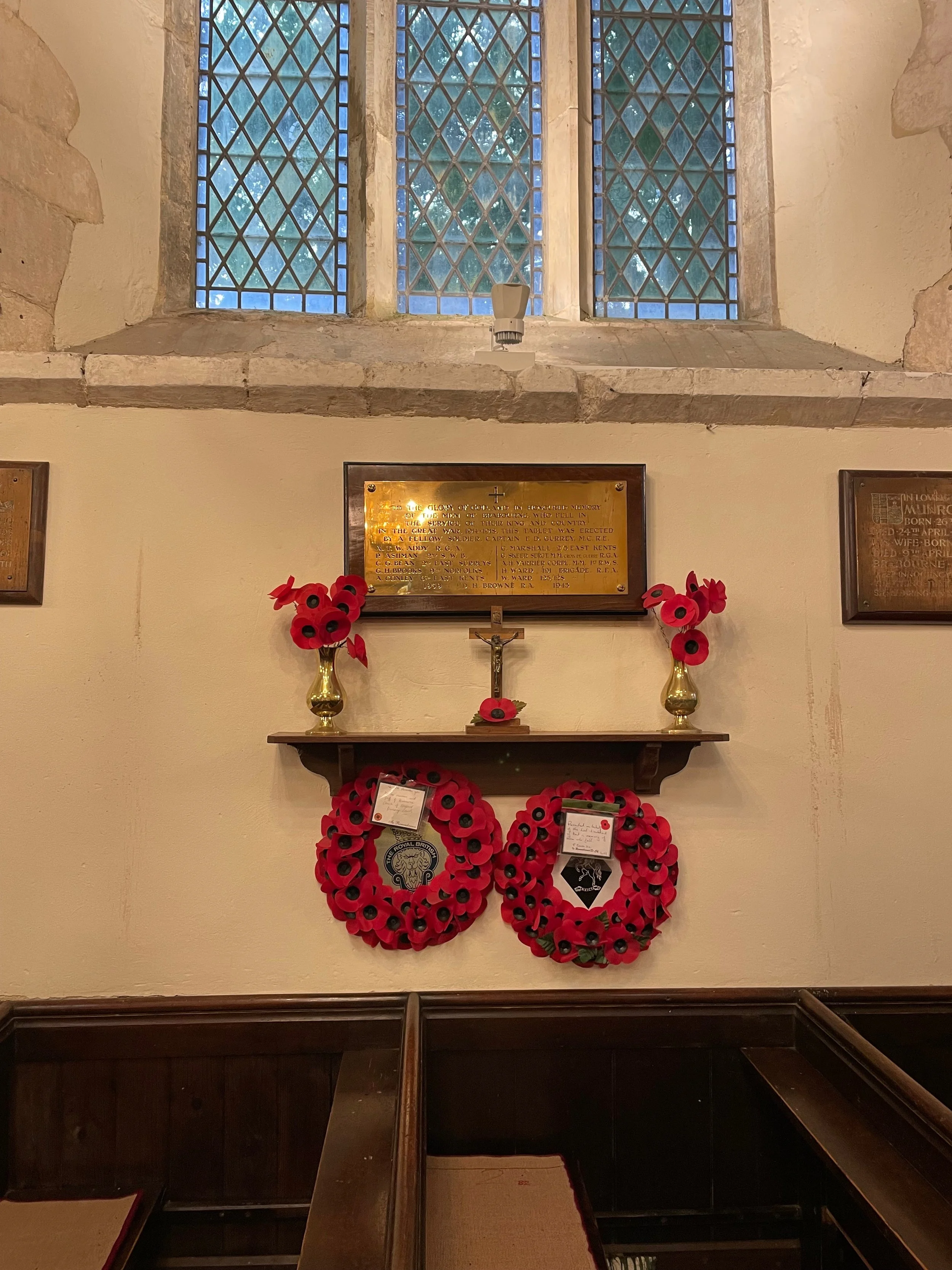 The Wall Tablet War memorial 1914-1918, 1939-1945