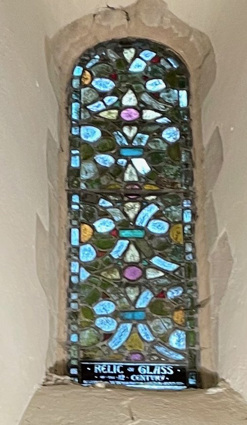 A closer view of the 12th Century Window