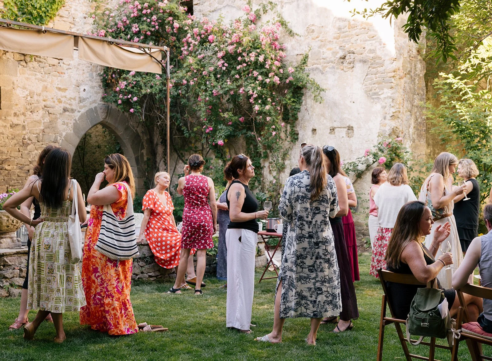An evening in a French cloister.