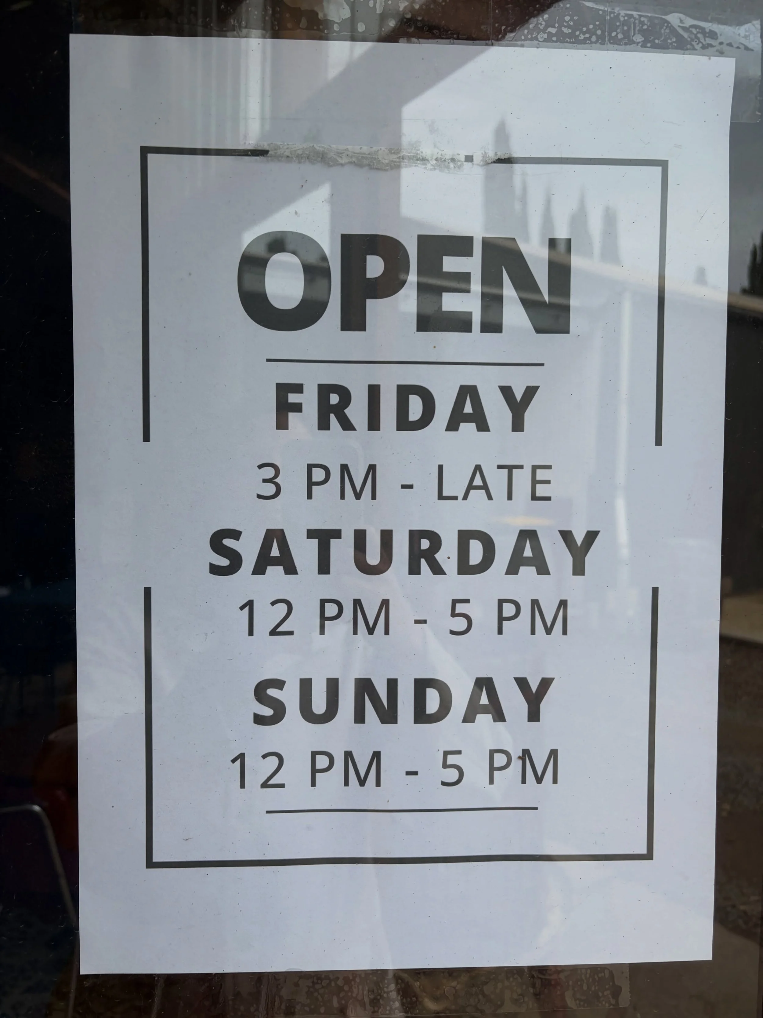 This weekend!
There are 3 websites linked to @thejoinerywineroom and one of those 3 is not like the other&hellip;. in short please disregard the hours on the Cooke Brothers website and I&rsquo;m sorry to those who made the trek to find me elbows deep