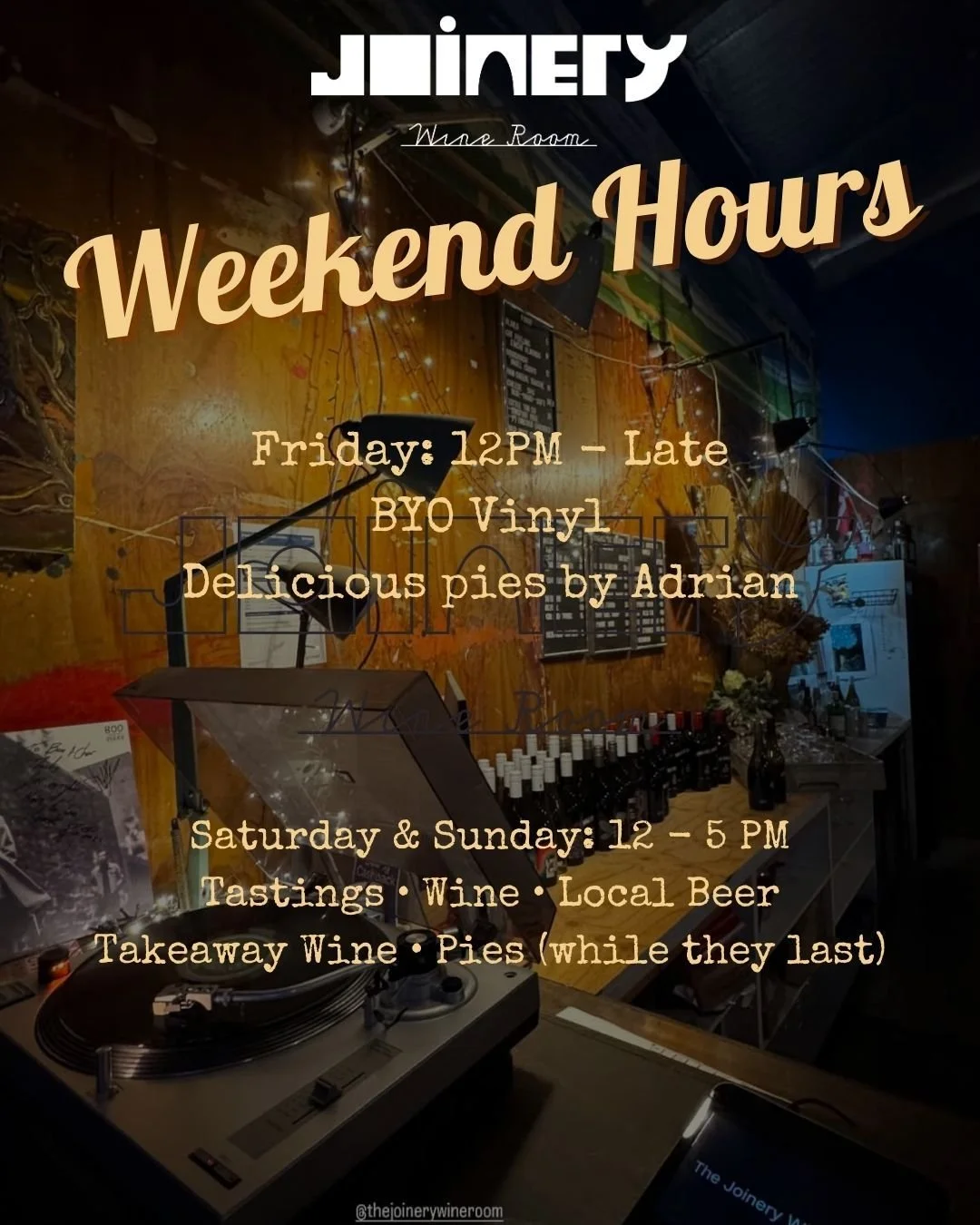 See you this weekend!