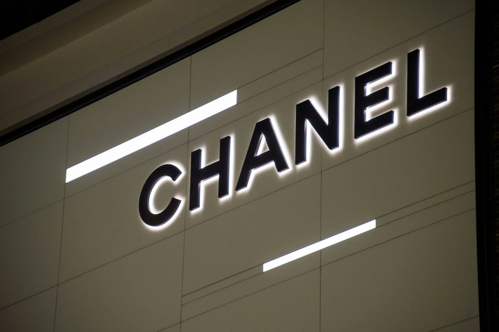 Chanel Logo on wall
