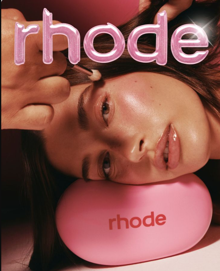 Rhode beauty product featuring a model