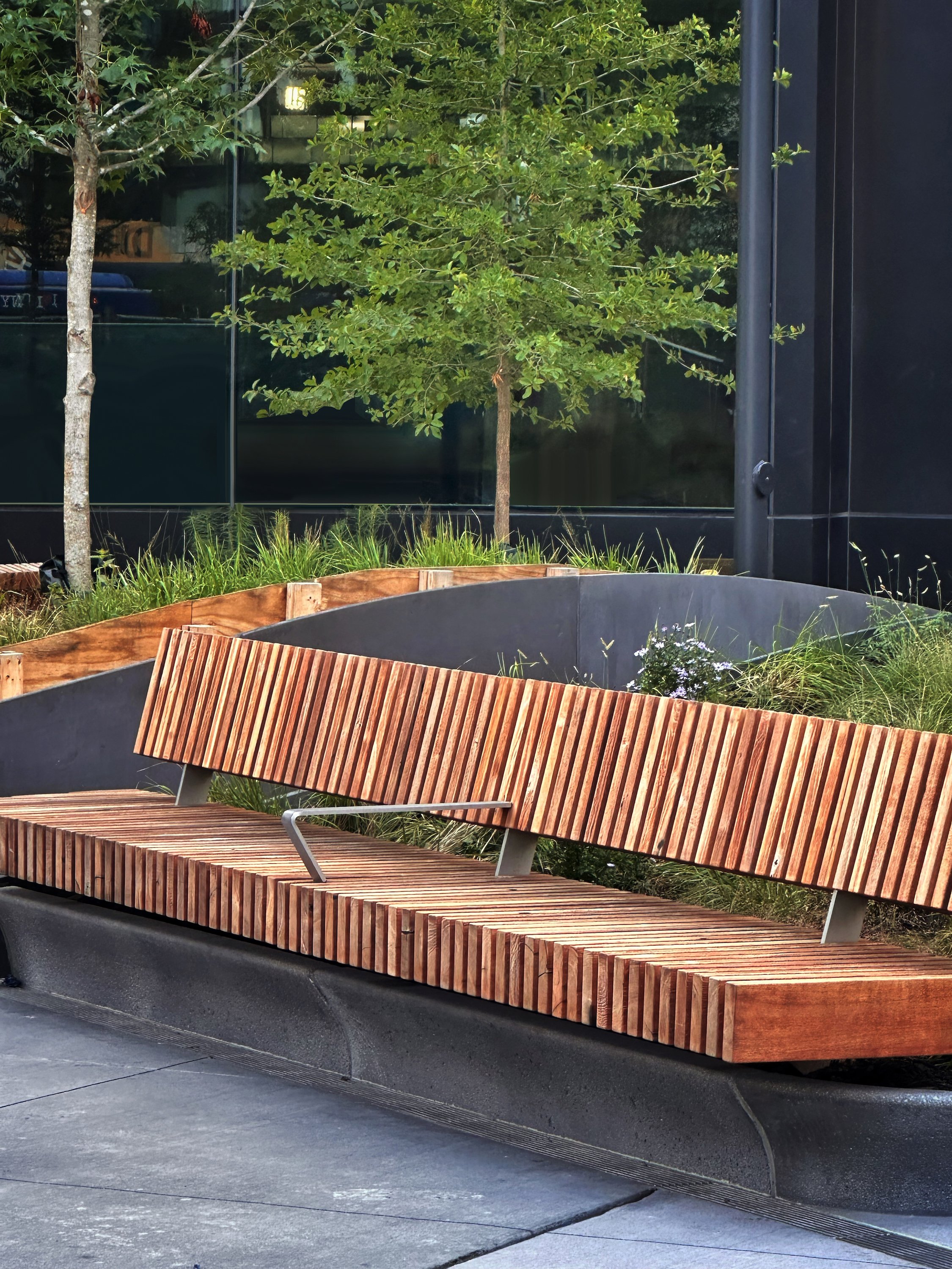 Straight Bench in Reclaimed Teak designed by JCFO