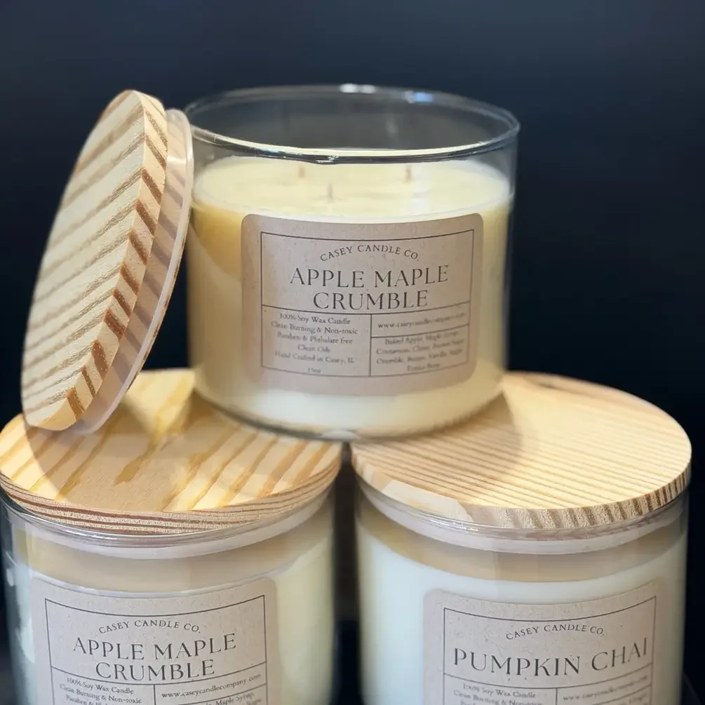 15oz Triple Wick Candle- 100% Soy  Wax