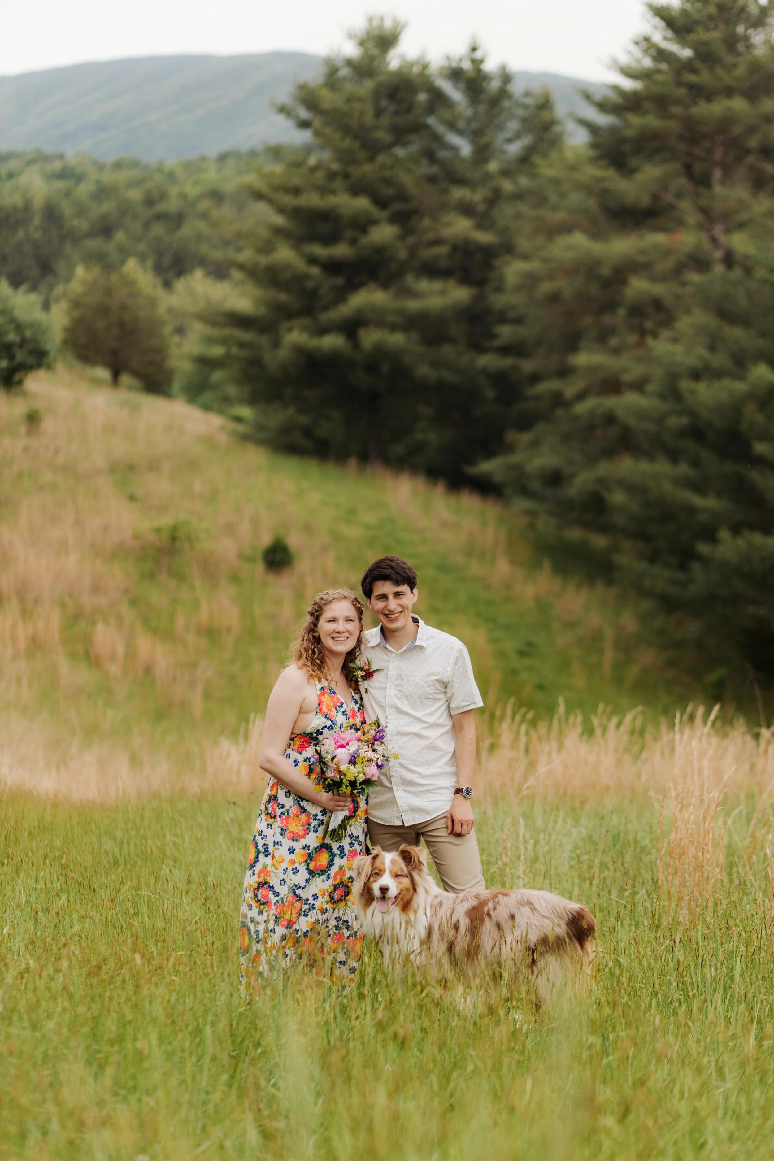 Intimate Outdoor Wedding in Grayson Highland Park, VA