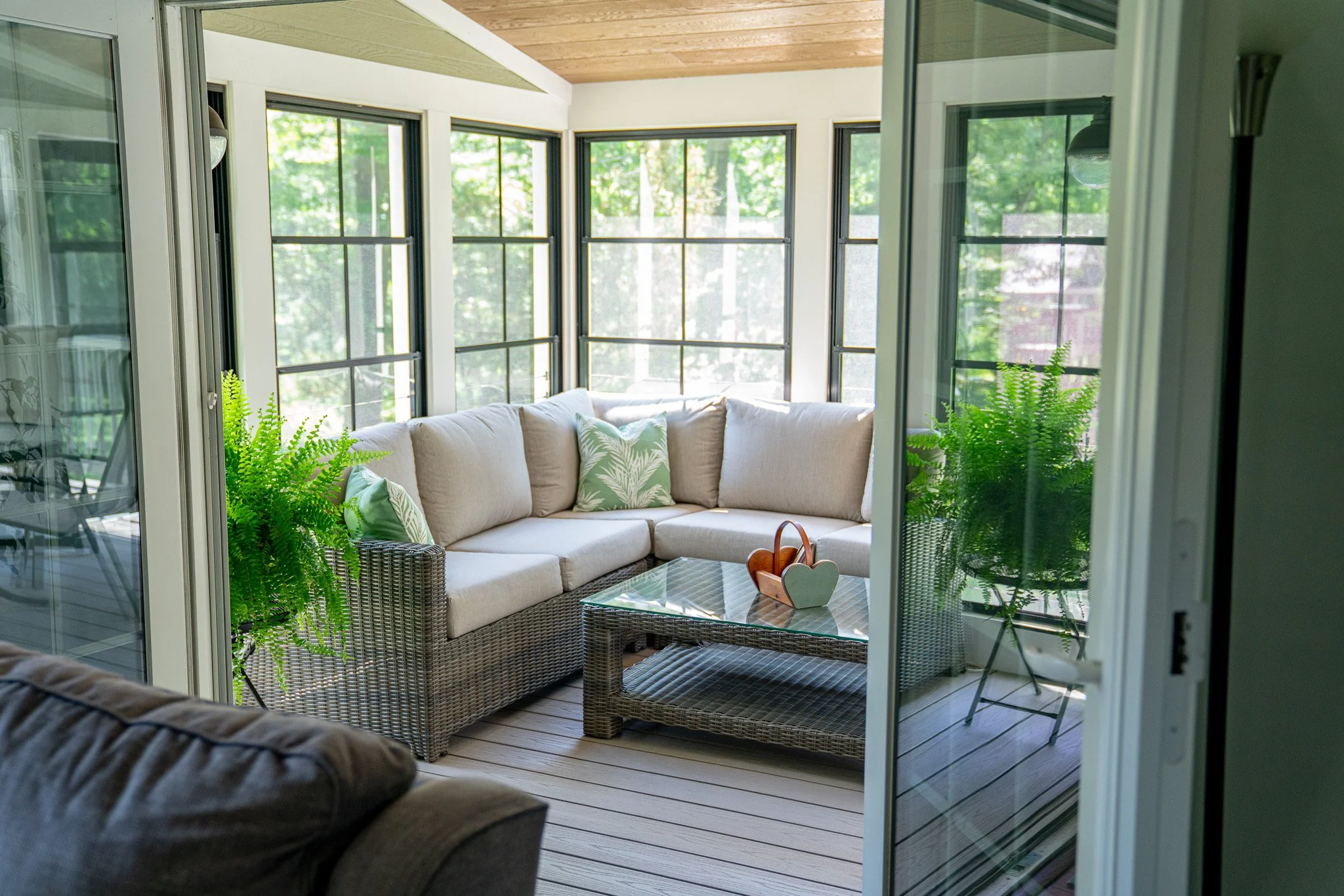 Bringing the Outdoors In: A New Deck and Screen Room in Cape Elizabeth ME