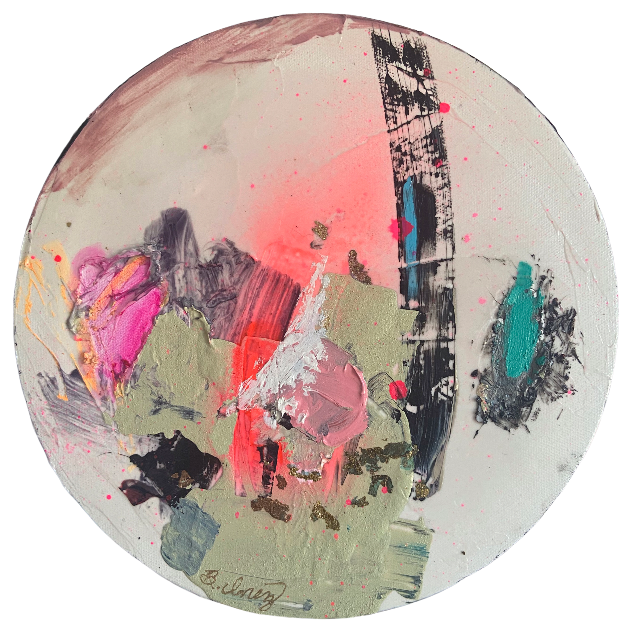Perennial 11 // 10” mixed media and oil on canvas
