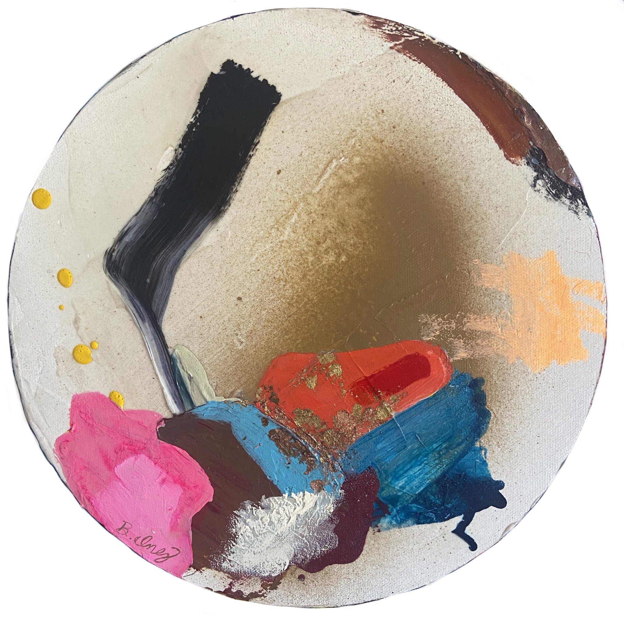 Perennial 7 // 10” mixed media and oil on canvas