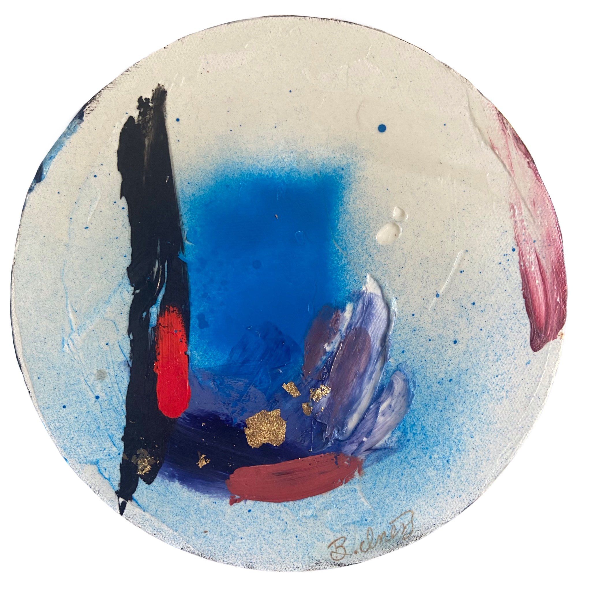 Perennial 2 // 8” mixed media and oil on canvas
