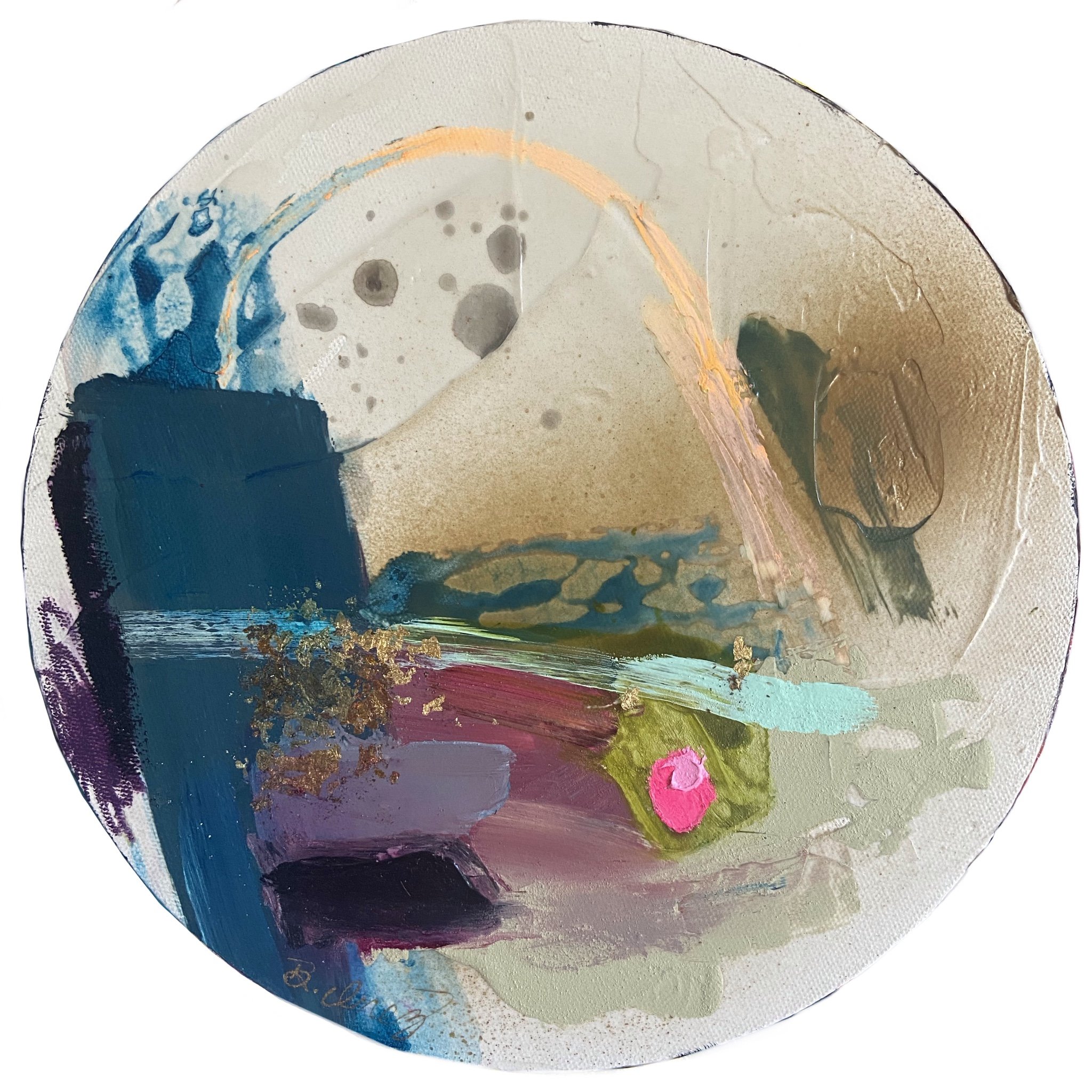 Perennial 8 // 10” mixed media and oil on canvas