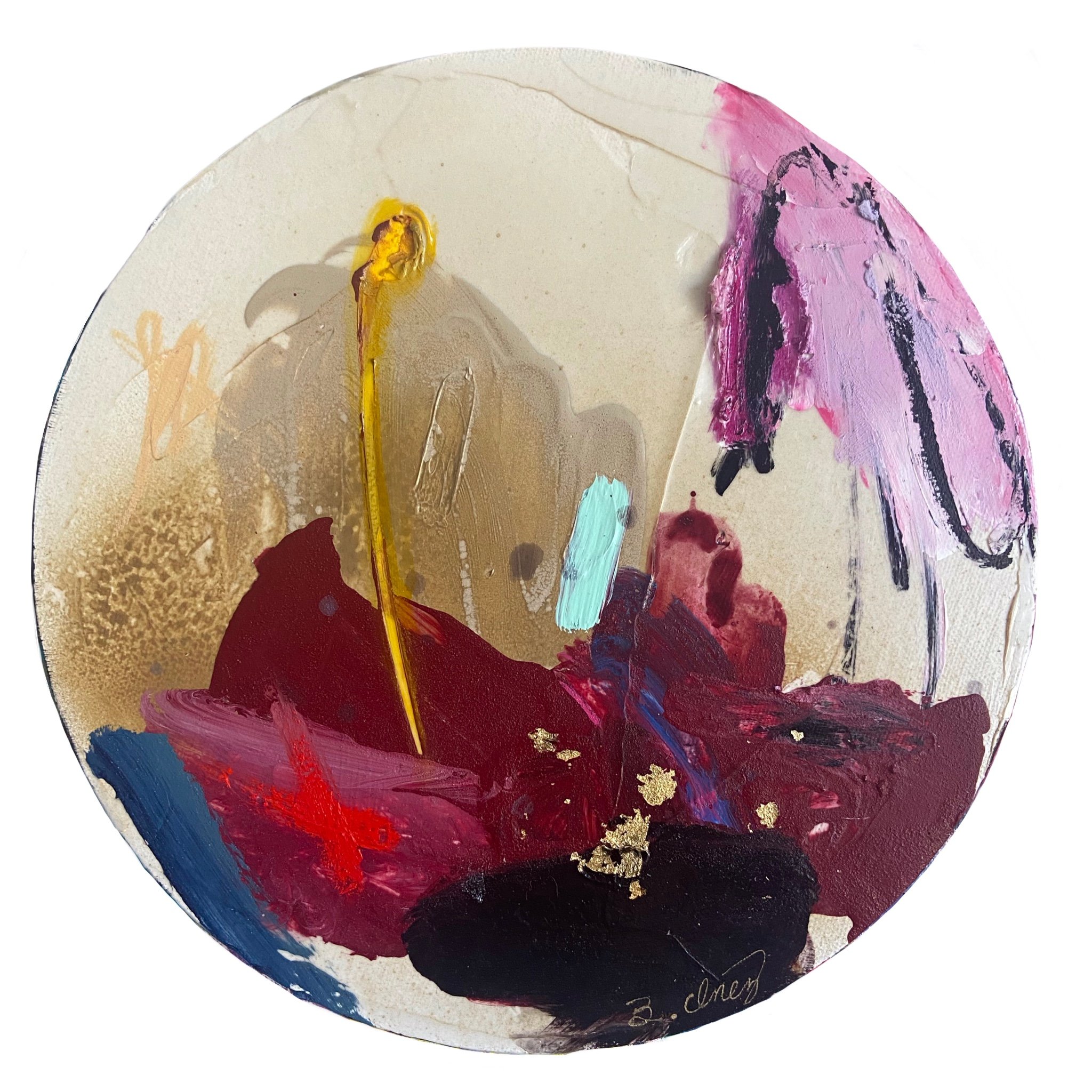 Perennial 9 // 10” mixed media and oil on canvas