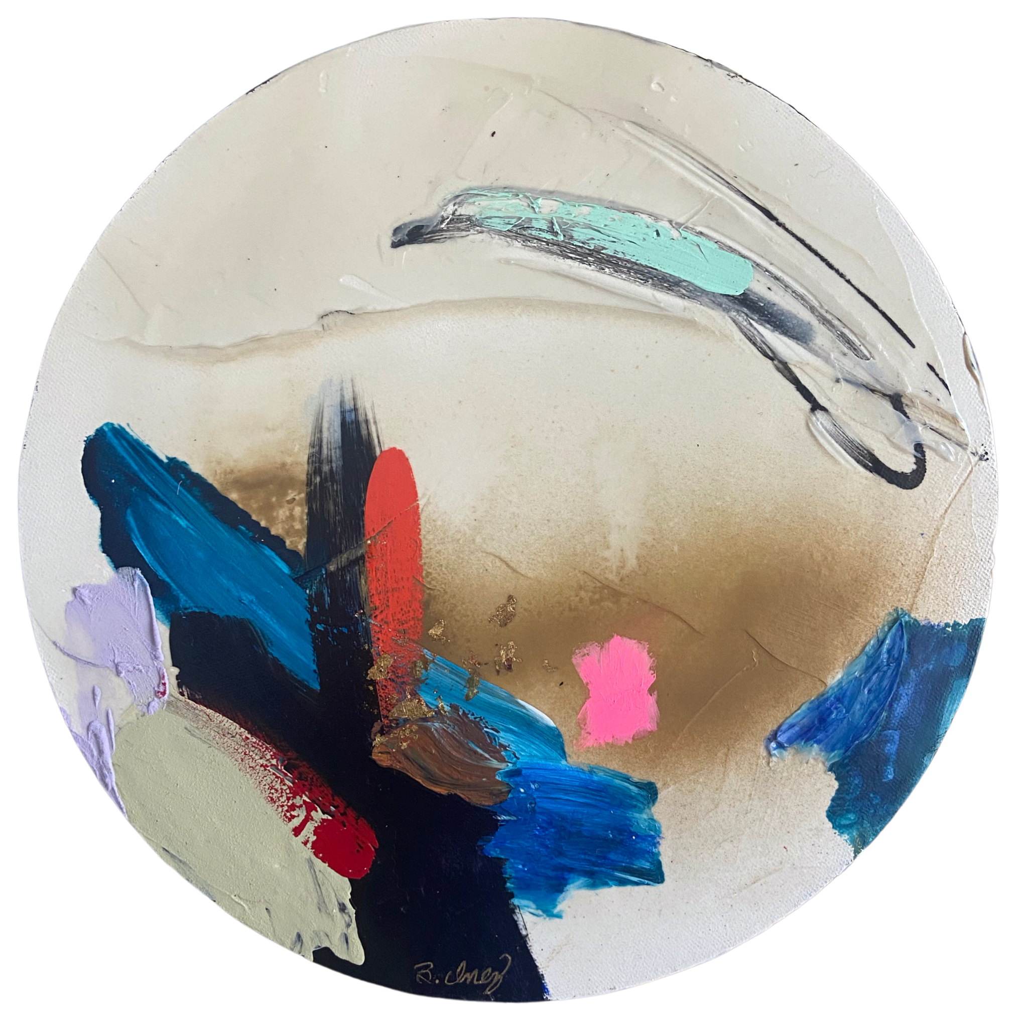 Perennial 17 // 12” mixed media and oil on canvas
