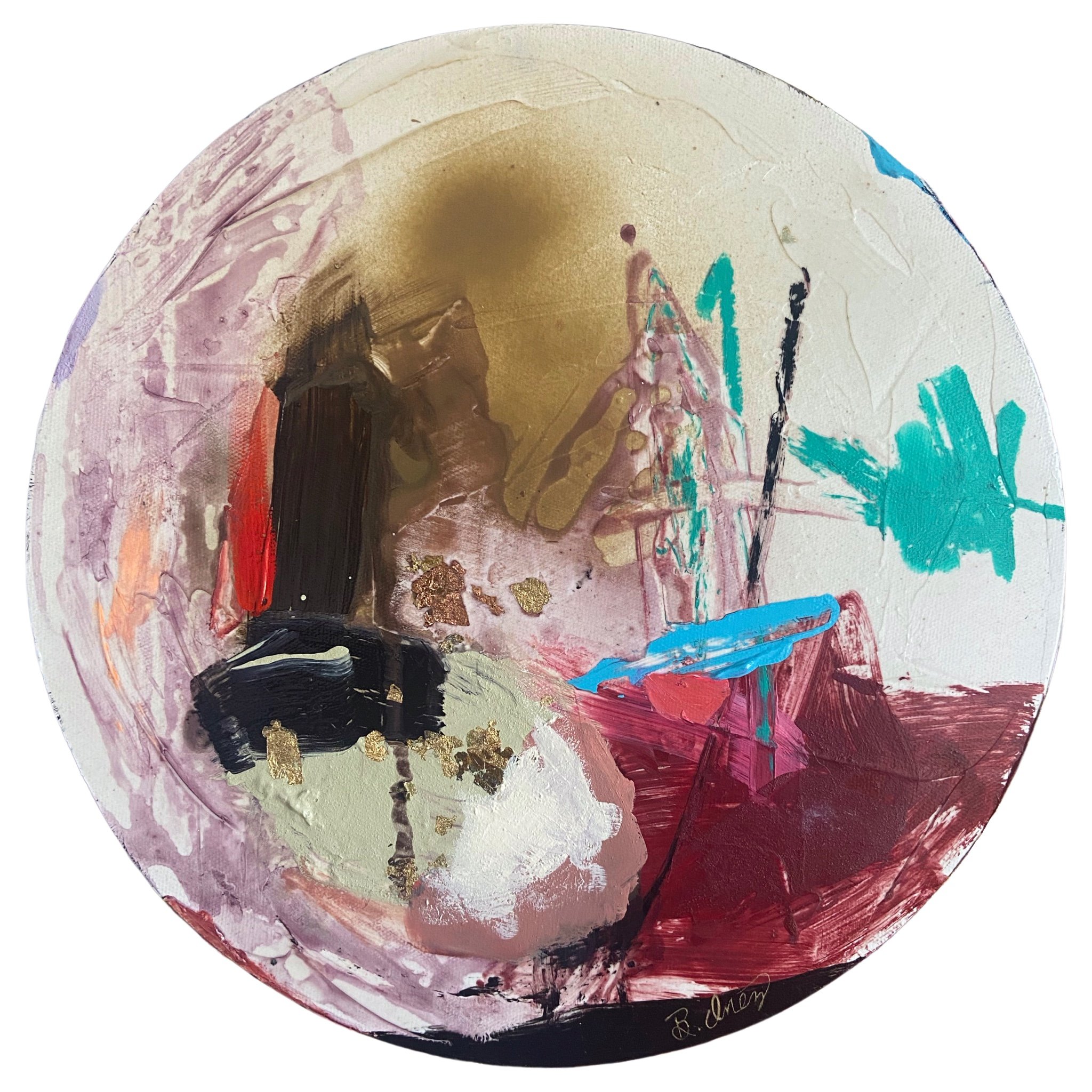 Perennial 15 // 12” mixed media and oil on canvas
