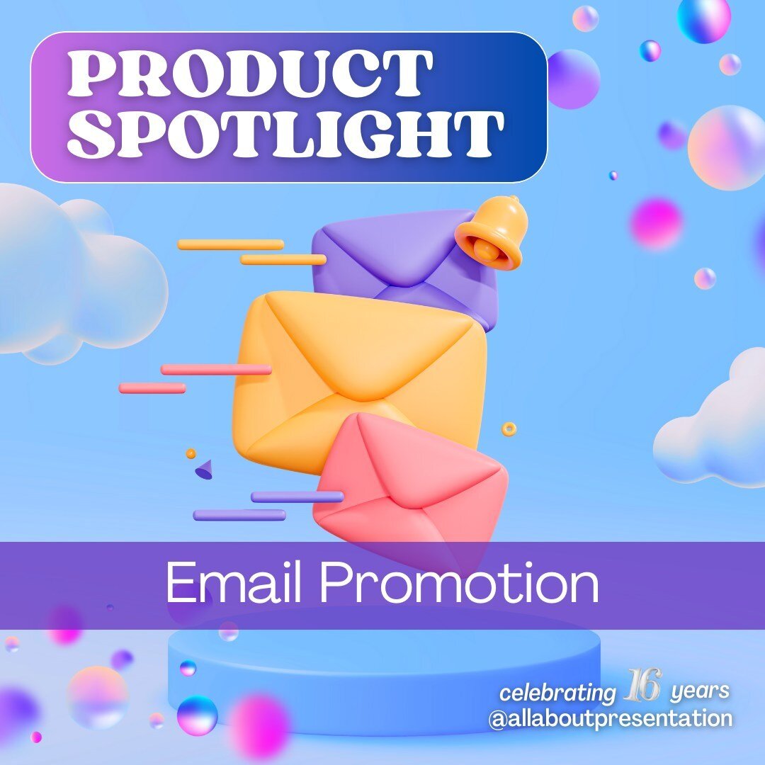 📧 Email Blast Excellence: Maximize Impact with Expert Event Email Promotion! 🌟🚀

Amplify your event's reach with our Event Email Blast - Promotion service. All About Presentation takes charge by crafting compelling email text and publishing it thr