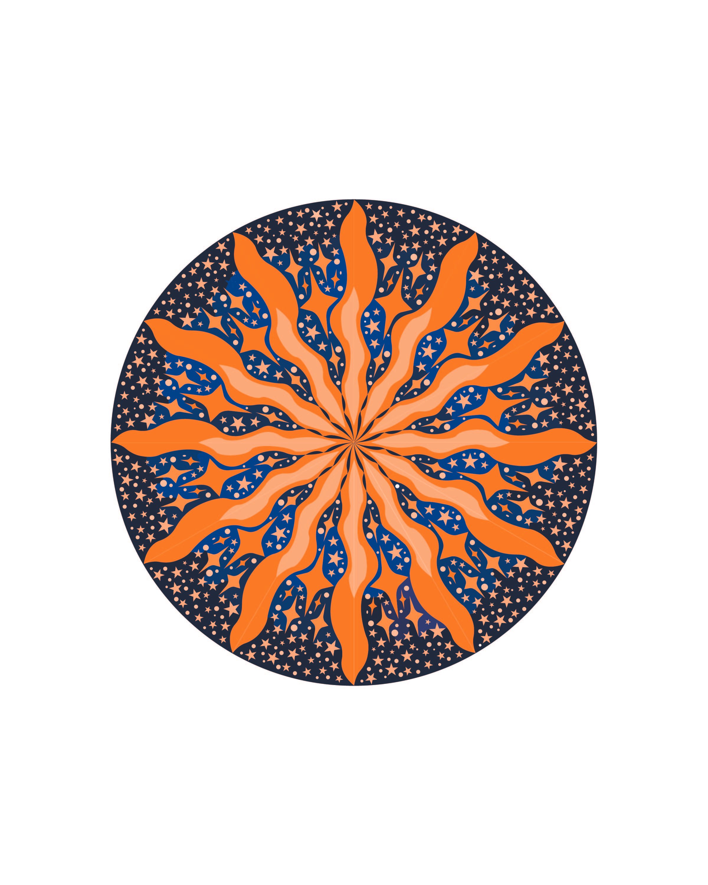 Celestial Flame Print