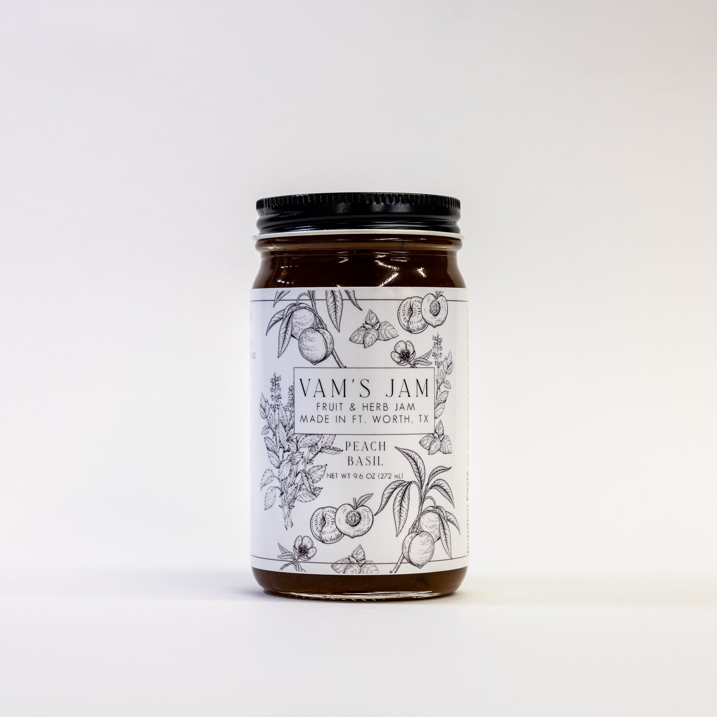 Peach Basil Jam