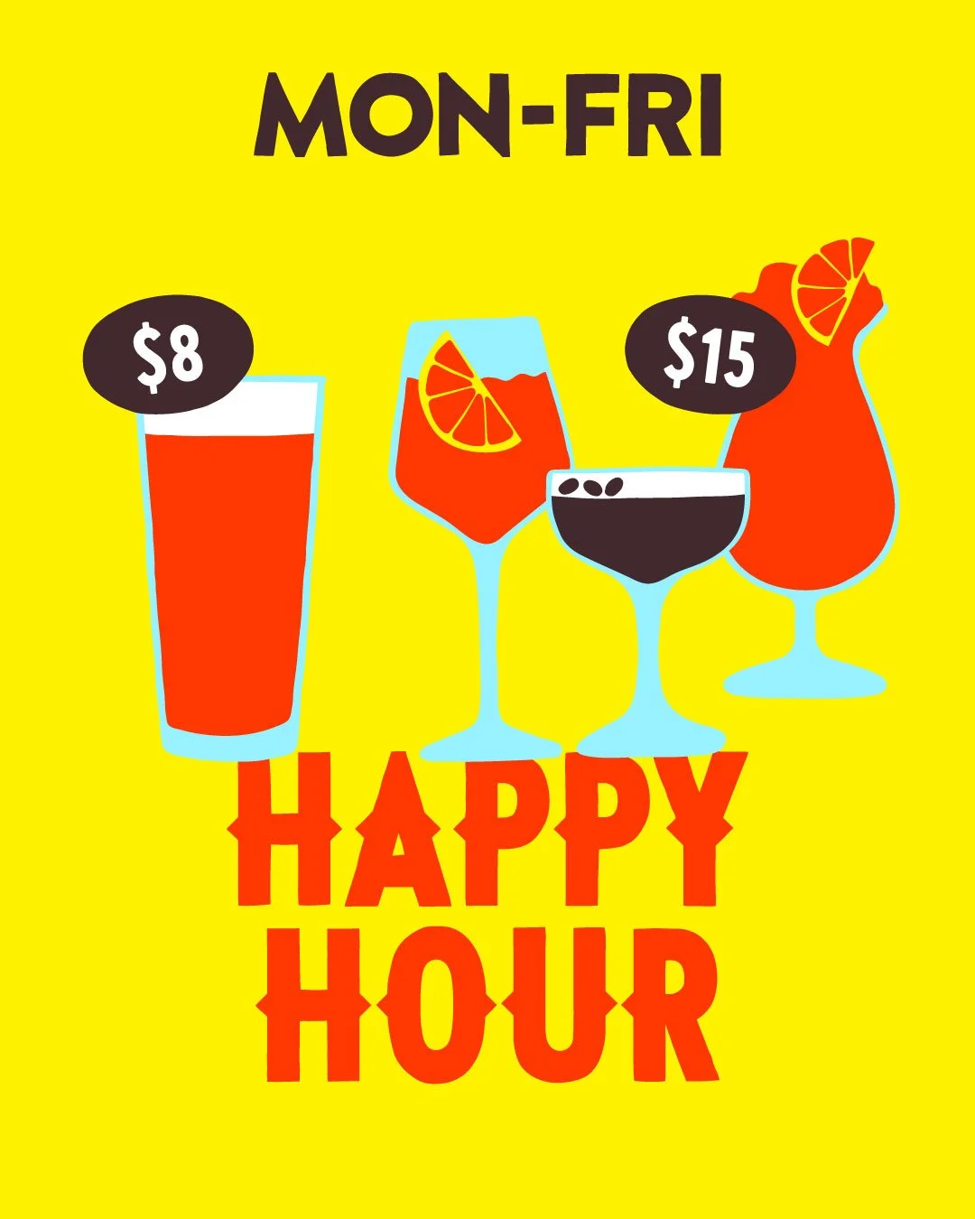Happy Hour monday tuesday wednesday thursday Moon Dog Wild West Footscray cheap eats offer value discount weeknight deals food drink eat weekly daily places to visit things to do foodie Western lunch dinner activities events Melbourne cocktails beer