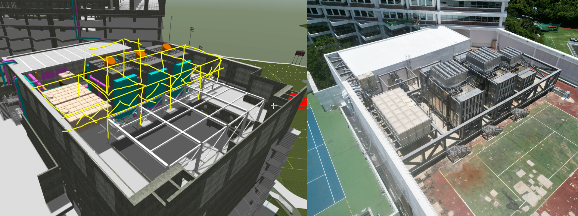 A design coordination sketch can end up becoming reality.