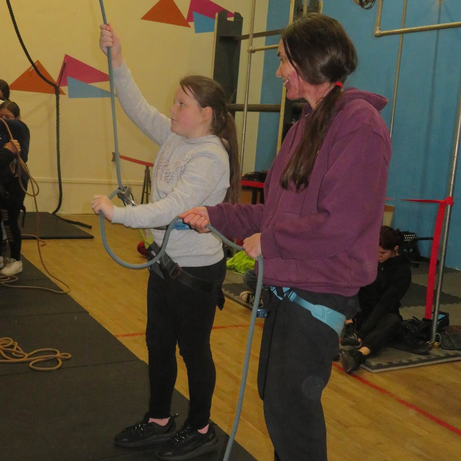 Team work. Learning new skills at Port Talbot Urban Adventure 😀🧗 #notforprofit #climbing #Community