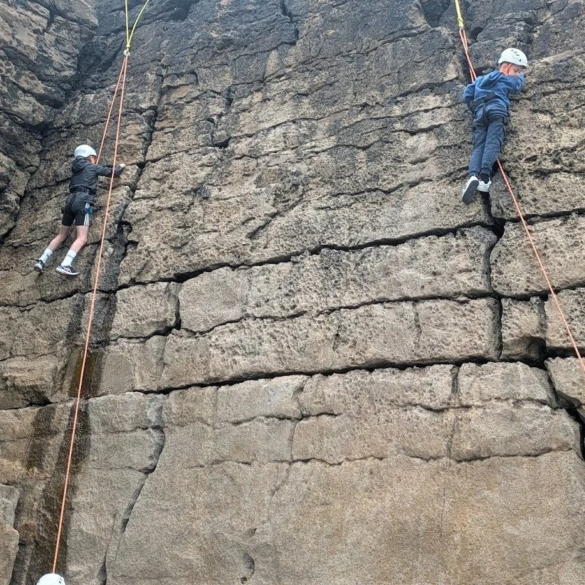 Here are some photos from our outdoor climbing session that took place last week at Box Bay. More adventures available at Pobbles Bay on 27/07/25. Book on website. Link in bio.