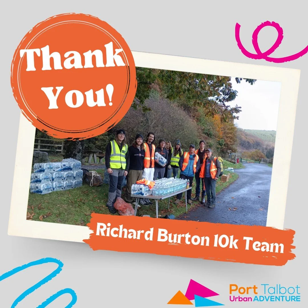 A massive thank you to the @richardburton10k team for their recent donation to our centre. Donations like these make it possible to do new projects, keep our sessions running and go towards the upkeep of the centre. 

The Richard Burton 10k race star