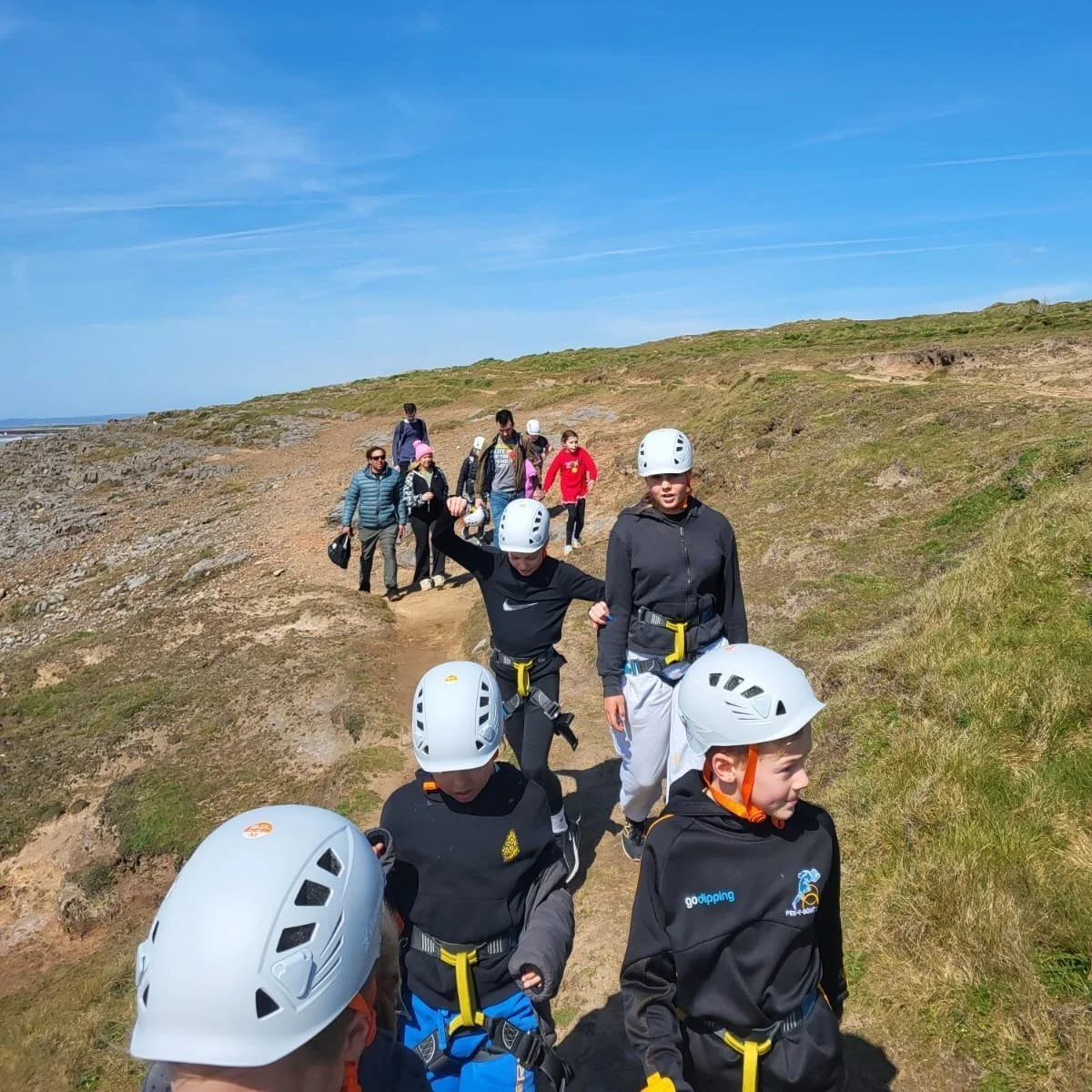 Here are some more photos of our Easter climbing day at Box Bay. Keep an eye out for our next outdoor climbing days.