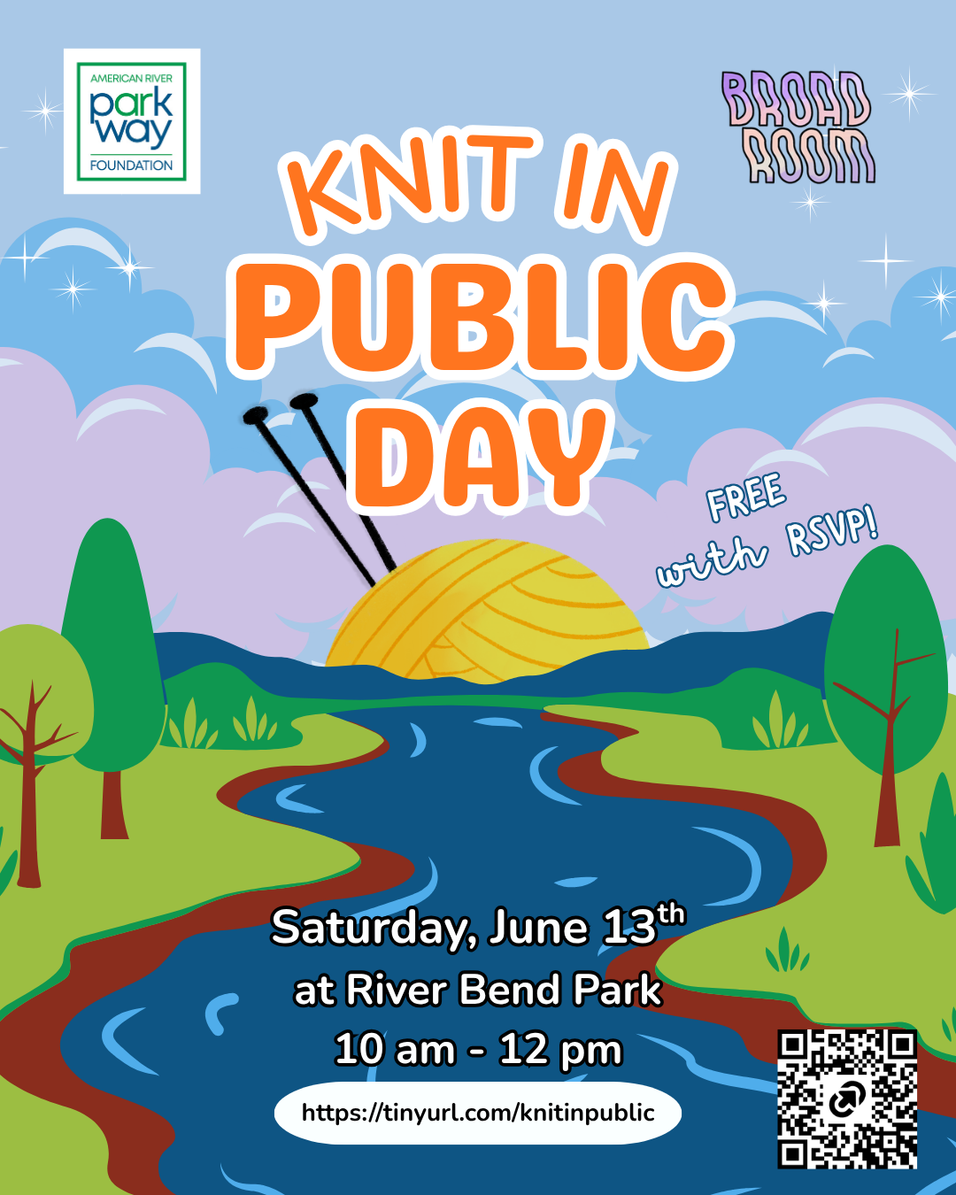 ARPF x Broad Room present: Knit in Public Day!