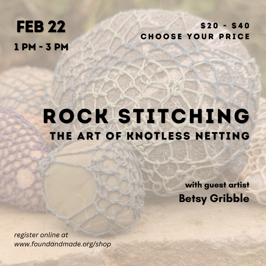 Rock Stitching: The Art of Knotless Netting